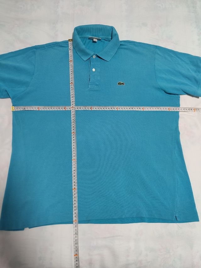 Polo Lacoste azul - Talla XXL