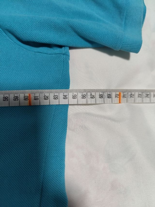 Polo Lacoste azul - Talla XXL