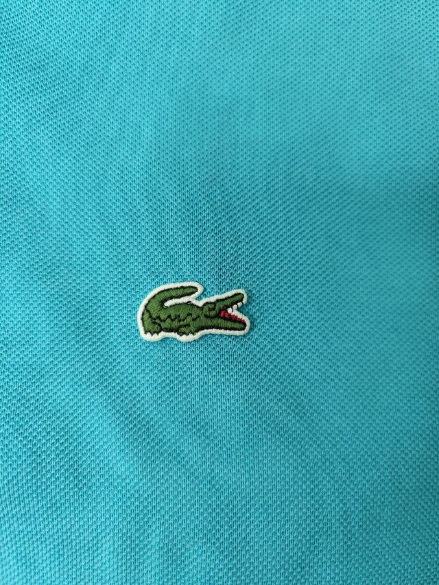 Polo Lacoste azul - Talla XXL