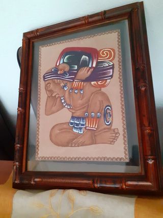 Cuadro Azteca - Arte Indígena