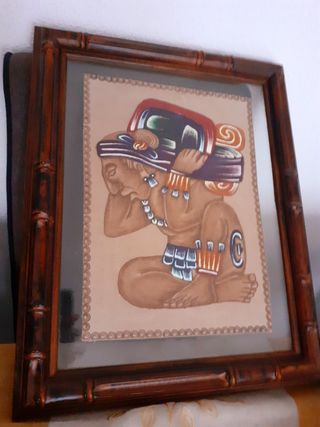Cuadro Azteca - Arte Indígena