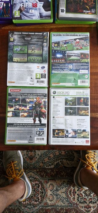 🇪🇦 3 Juegos Xbox 360: Bomberman, FIFA 06 y Rugby