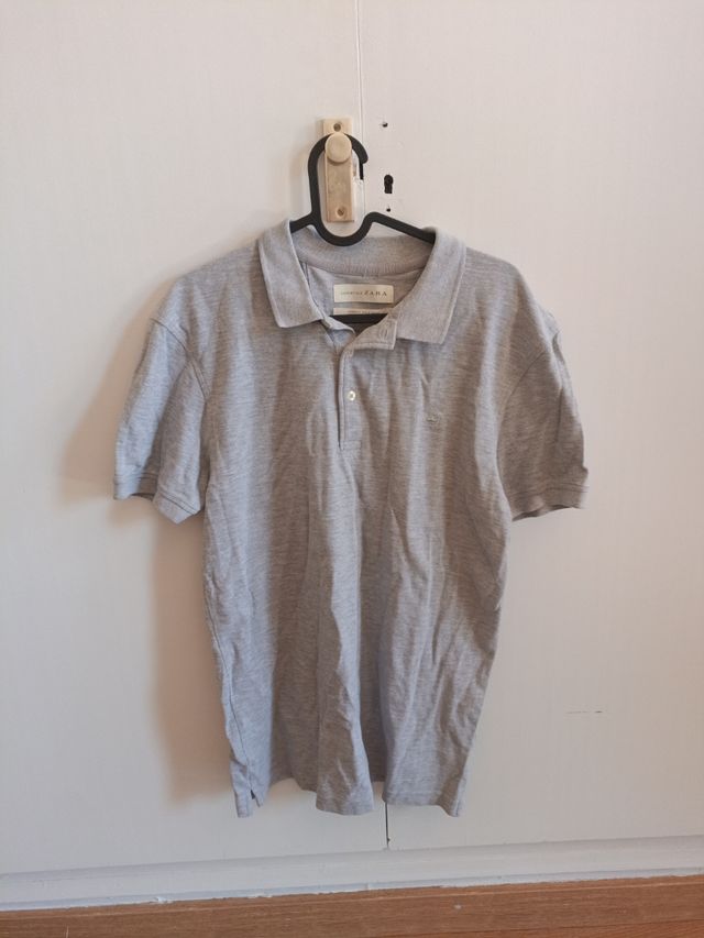 Polo Zara gris M - Hombre