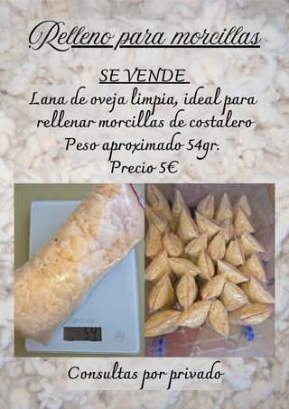 Relleno para morcillas de costaleros 