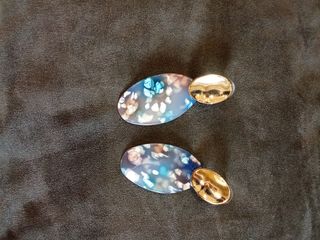 Orecchini lunghi multicolor