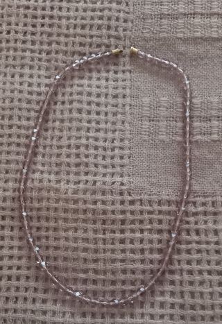 Collar cristal rosa