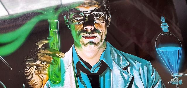 Cuadro Re-Animator: Póster + Jeringa