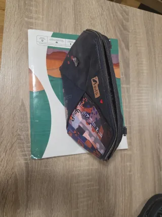 Bandolera Anekke negra y multicolor