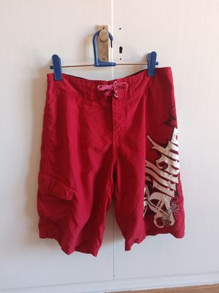 Bañador Billabong rojo hombre. 