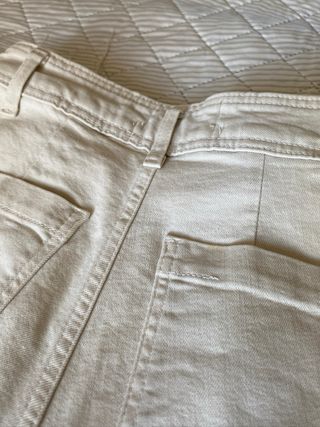 Pantalones campana beige