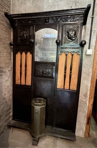 Mueble de recibidor/zaguan castellano de madera