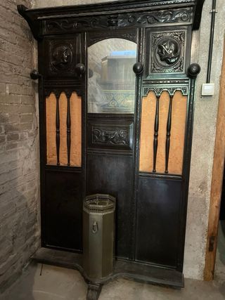 Mueble de recibidor/zaguan castellano de madera
