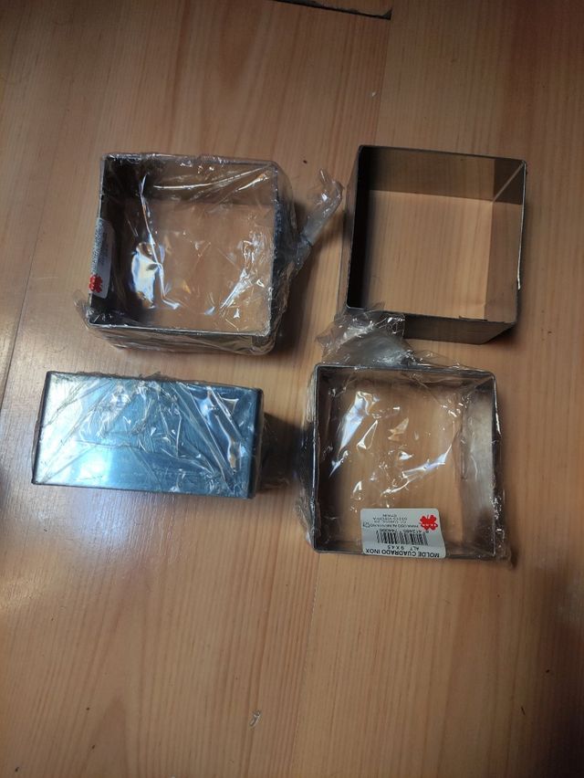 Moldes emplatar cuadrados - metal