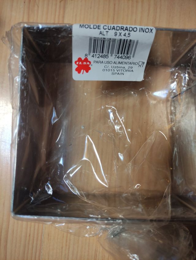 Moldes emplatar cuadrados - metal