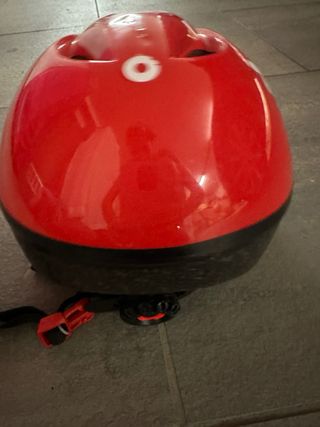 Casco niño bici rojo OXOX
