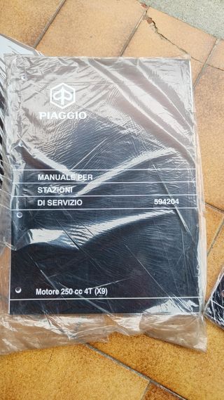 Manuale officina Piaggio 250cc 4T