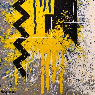 Dipinto Pop Art su Tela. Arte moderna. Quadri pop.