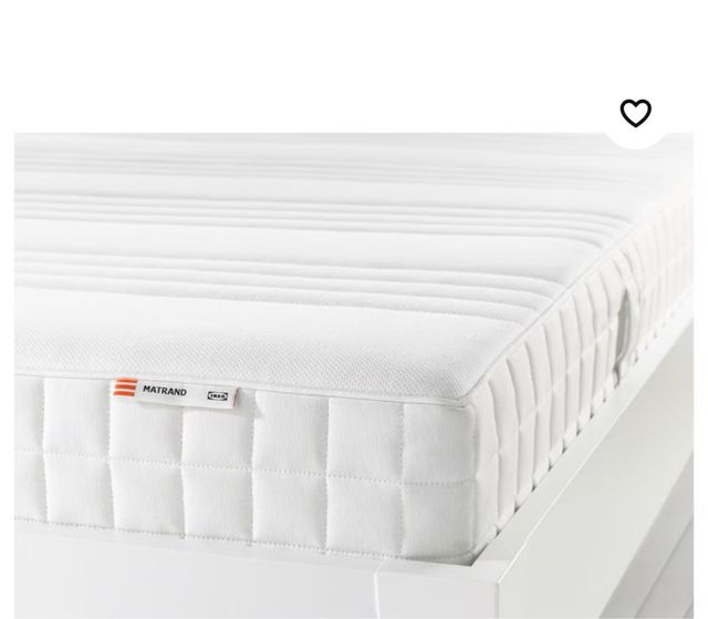 Colchón MATRAND IKEA 160x200 firme blanco espuma