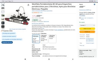 Portabicicletas Westfalia BC 60