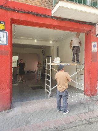 Portón doble hierro antiguo