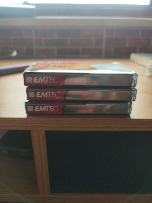 3 Musicassette EMTEC vergini