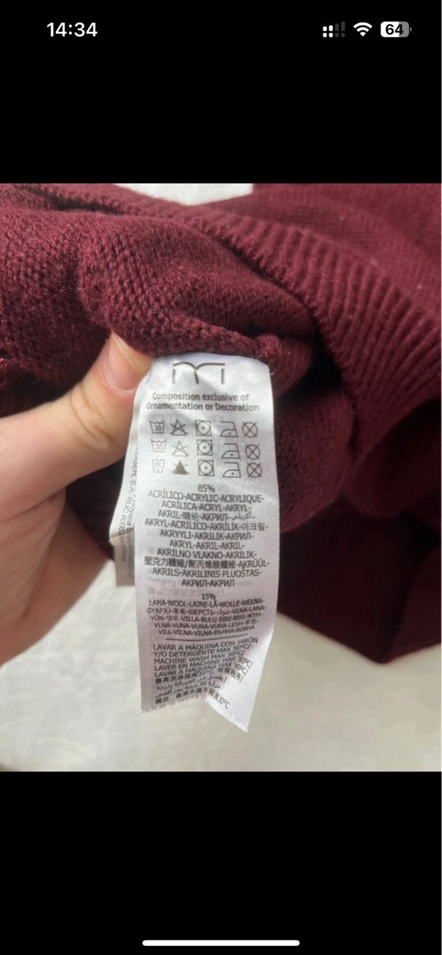 Suéter Milano - Rojo - Talla M