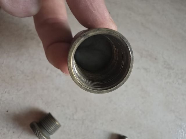 Mechero antiguo bronce