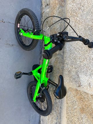 Bicicleta niño 16" verde