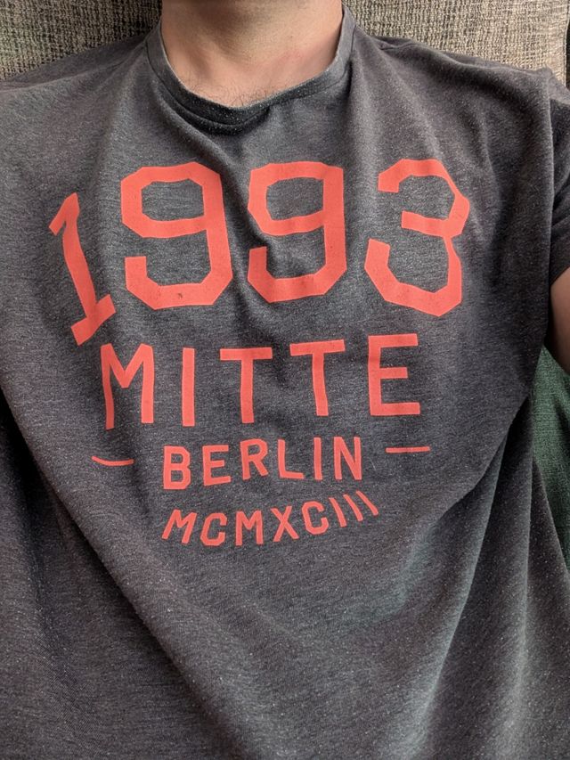 Camiseta gris Berlín 1993