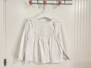 Blusa blanca niña 36 meses
