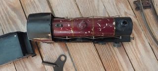 Tren antiguo Bassett-Lowke con rieles originales