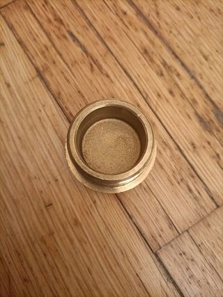 Tapón macho latón 1" - Tubería