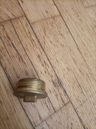 Tapón macho latón 1" - Tubería