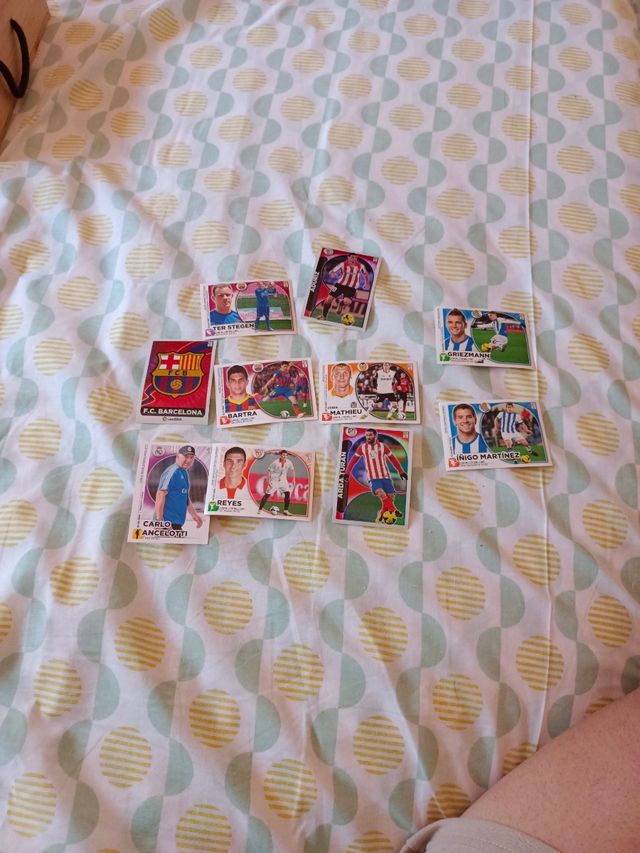 10 Cromos Liga Panini 2014-15