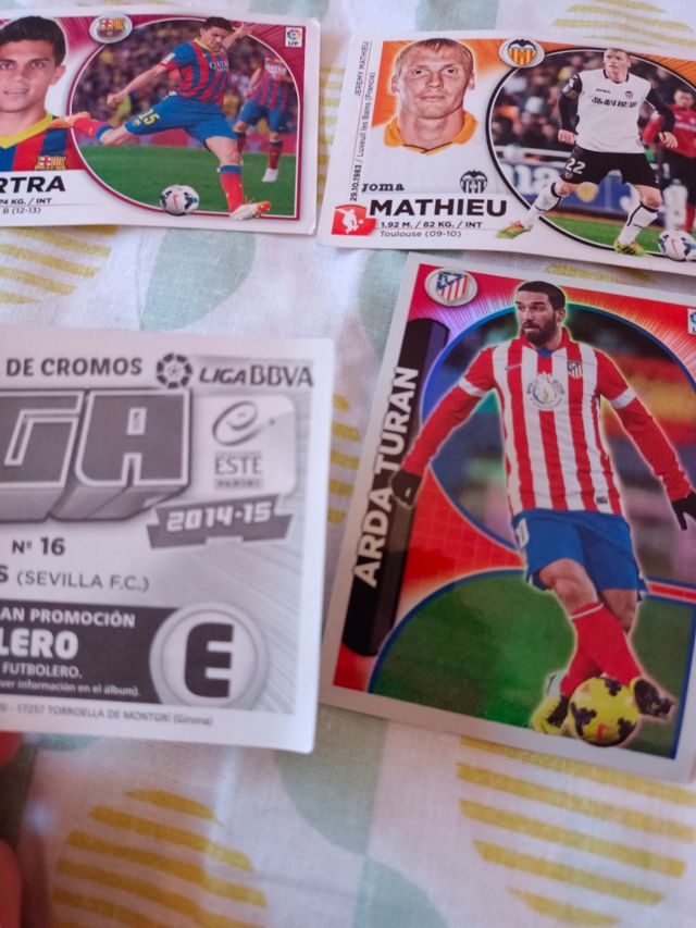10 Cromos Liga Panini 2014-15