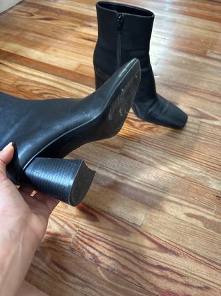 Botines MANGO negros, talla 37