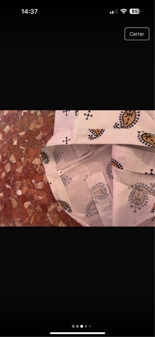 Pantalones estampados - blancos