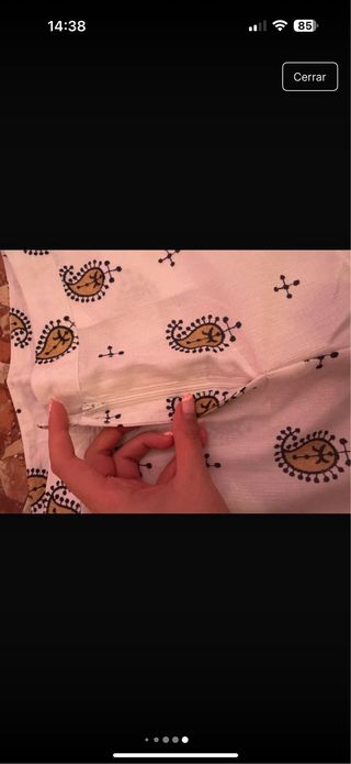 Pantalones estampados - blancos