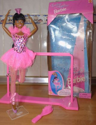 Barbie Twirling Balerina African American 1995