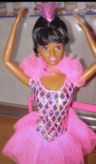 Barbie Twirling Balerina African American 1995