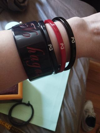 Pulseras PG (Purificación García) - 4 unidades