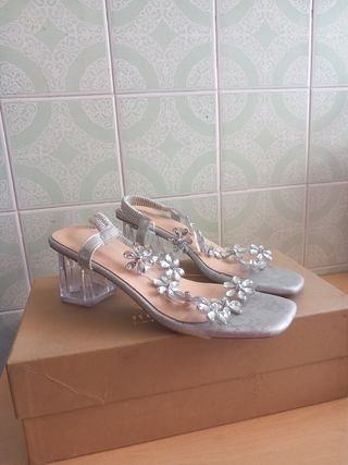 Sandalias Plataforma Brillantes