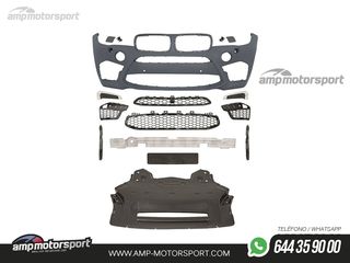 PARAGOLPES DELANTERO BMW X6 F16 LOOK X6M CON PDC/SRA