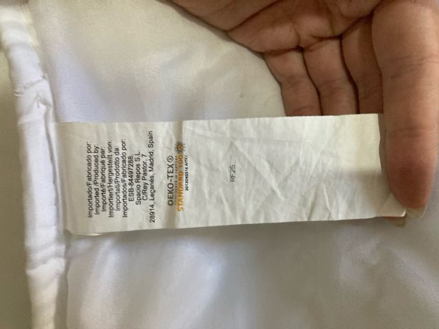 Edredón blanco - acolchado de regalo un picador aj