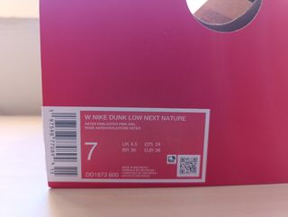 NIKE DUNK LOW NEXT NATURE ASTER PINK 