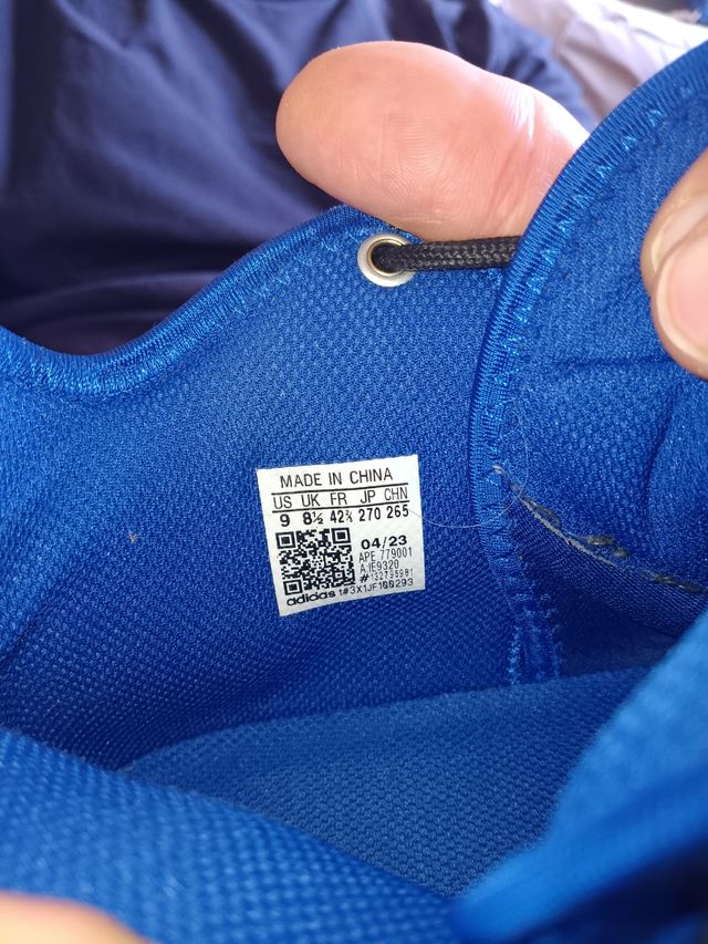 Zapatillas Adidas baloncesto azules