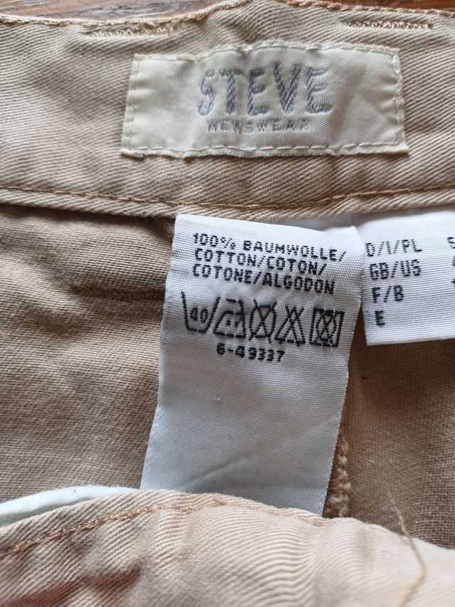 Pantaloncini beige uomo, tg. 58