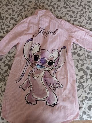 Camisa Disney Angel rosa