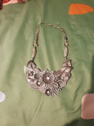 Collar Plata Gris - Joya Elegante