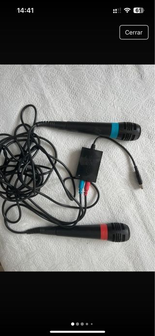 Micrófonos SingStar PS2 PS3